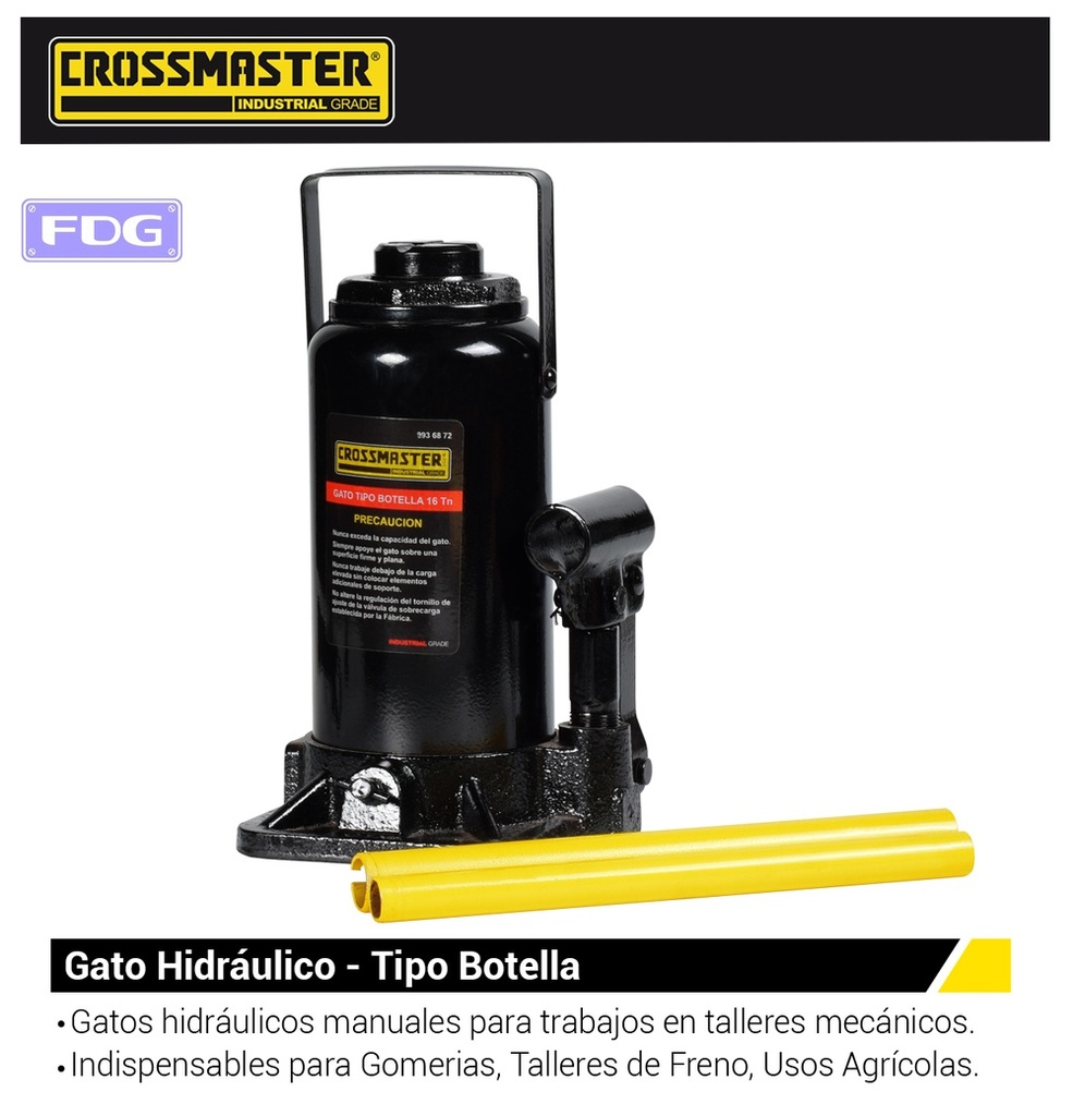 GATO BOTELLA 16 Tn - CROSSMASTER