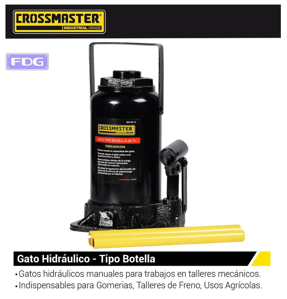 GATO BOTELLA 20 Tn - CROSSMASTER