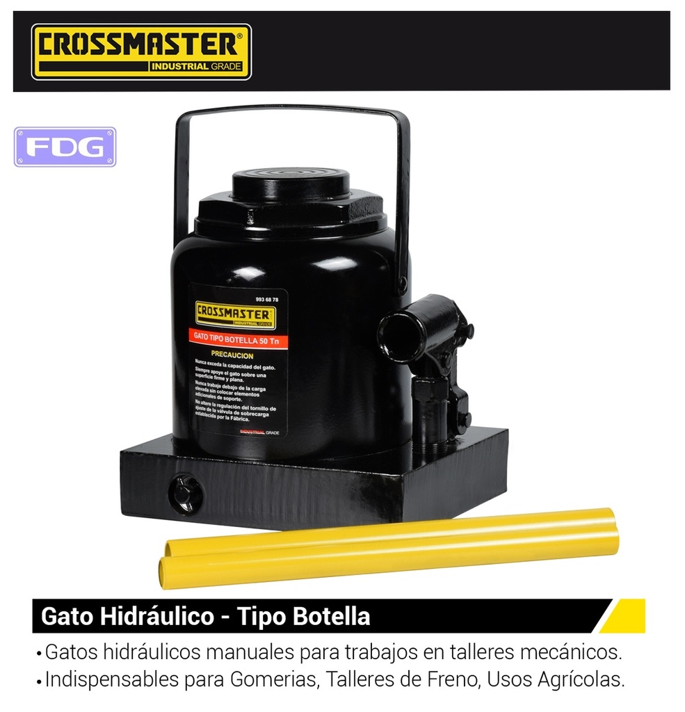 GATO BOTELLA 50 Tn - CROSSMASTER