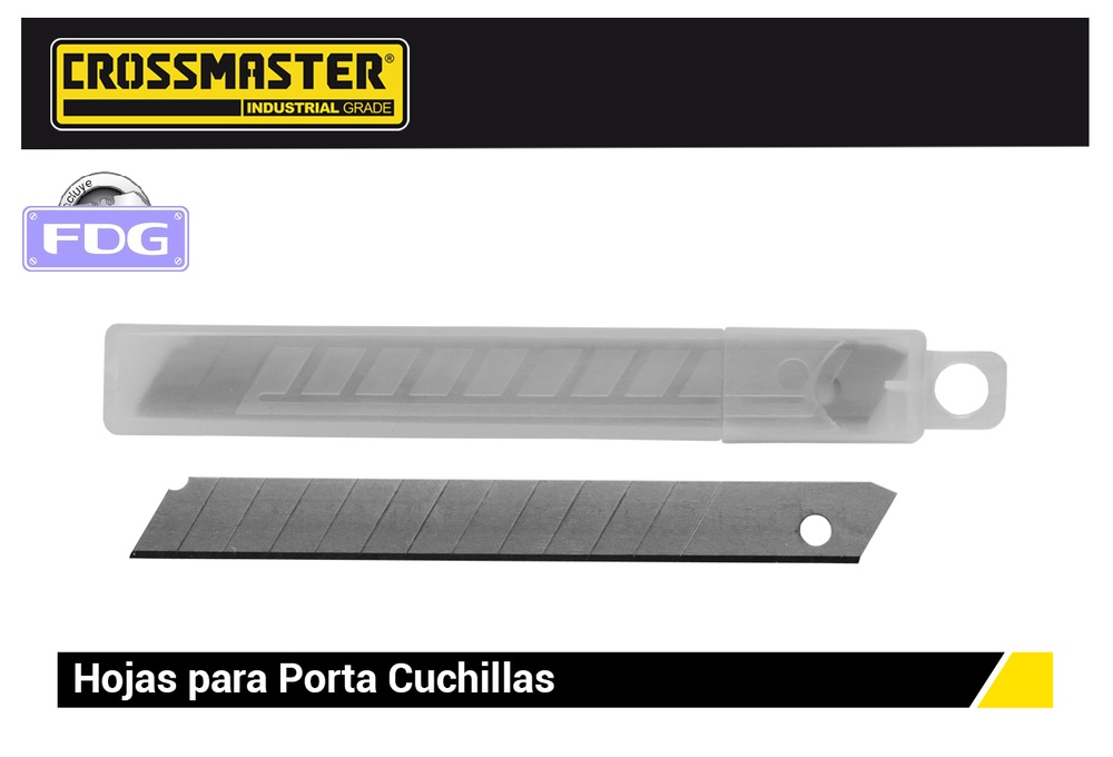 HOJAS P/PORTA CUCHILLA 18mm C/5 U CROSS