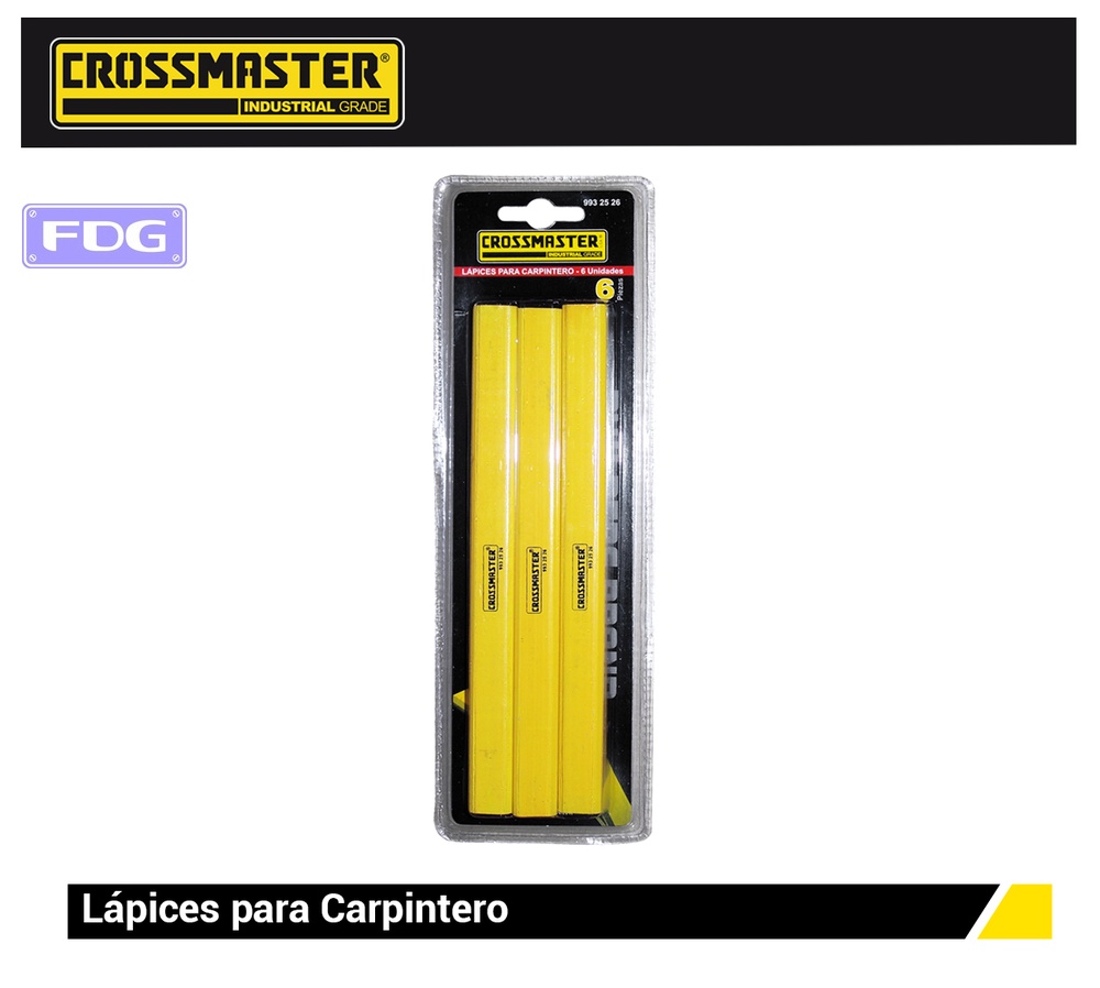 LAPIZ P/CARPINTERO (6 Pcs) CROSS