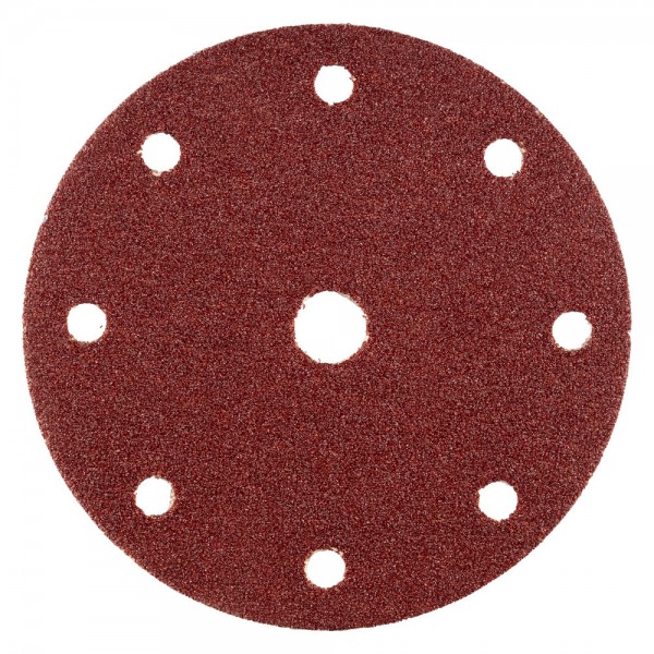 Lija 125 mm G: 60 C/Perforaciones y Velcro P/ Lijadora Roto Orbital