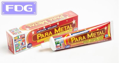 Limpiador y Brillador de Metales en Pasta &quot;Para Metal&quot; (para todo tipo de metales) - Pomo x 140 Gr.|Cx12