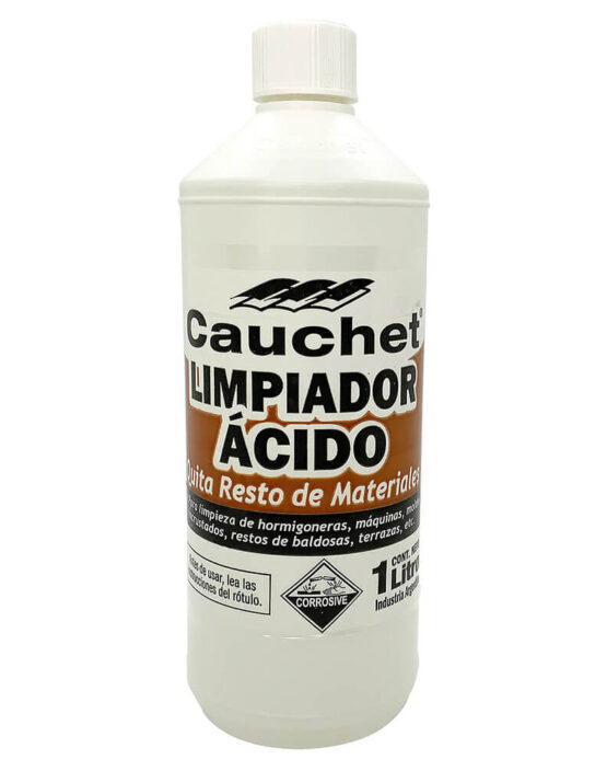 Limpia Resto de Materiales x1 Lt. (Caja x12 Un.) &quot;Cauchet&quot;