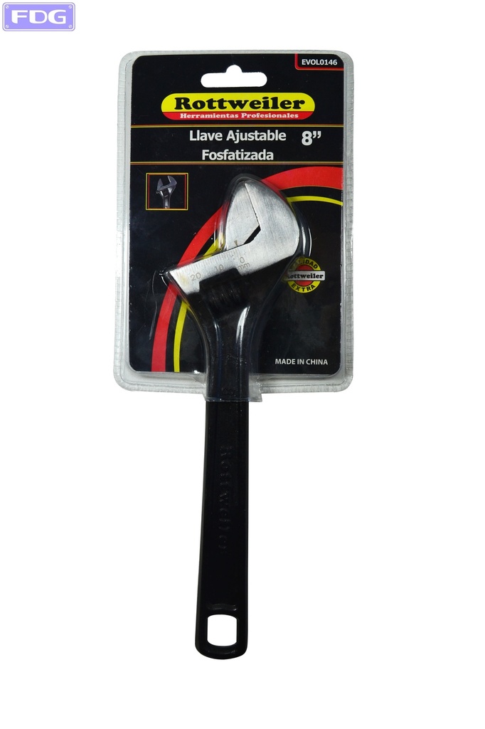 LLAVE AJUSTABLE FOSFATIZADA  DE  6"