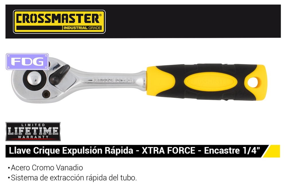LLAVE CRIQUE 1/4"x155mm XtraFORCE