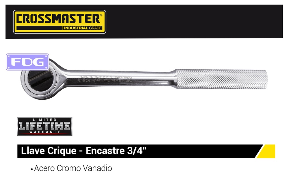 LLAVE CRIQUET 3/4"x508mm