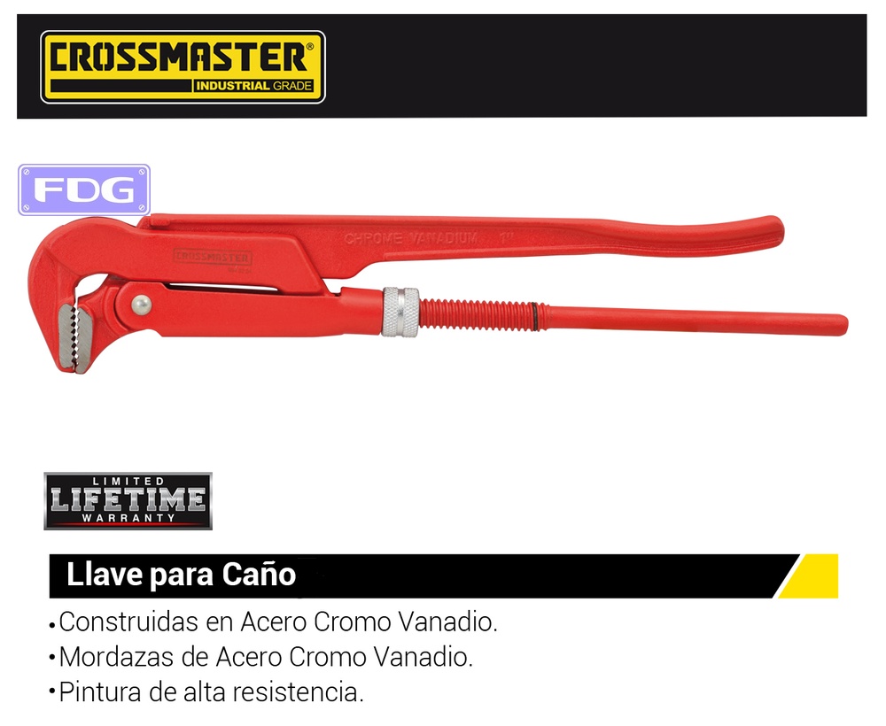 LLAVE P/CAÑOS 4&quot; - CR145 CROSS