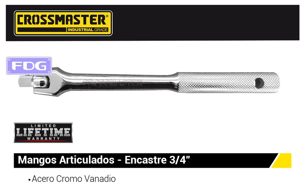 MANGO ARTICULADO 3/4" x 457.2 mm