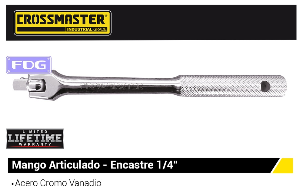 MANGO ARTICULADO 6" 1/4"