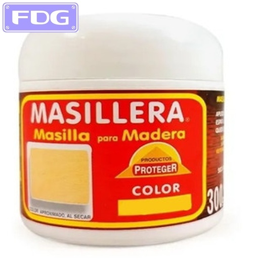 Masilla P/Madera &quot;Masillera&quot; Cedro Caja x300 Grs.|Cx12