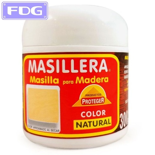 Masilla P/Madera &quot;Masillera&quot; Natural Caja x300 Grs.|Cx12