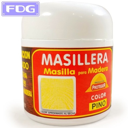 Masilla P/Madera &quot;Masillera&quot; Pino Caja x300 Grs.|Cx12