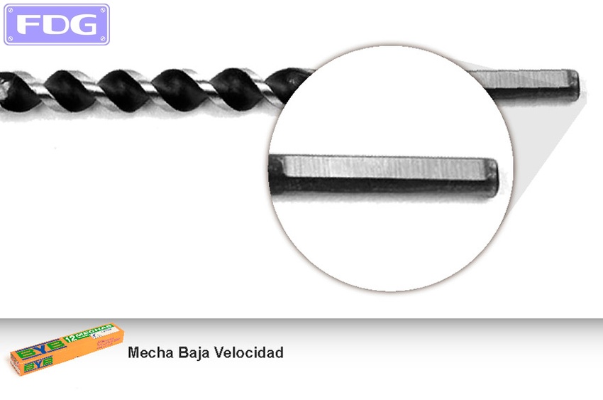 Mecha P/ Taladro Electrico Corta 3/8&quot; |Caja x12 &quot;BYB&quot;