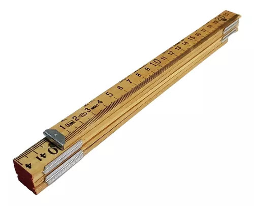 Metro de Madera Simple (Caja x 12) "Racort"