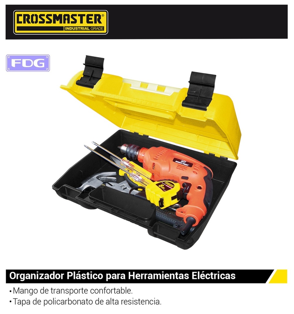 ORGANIZADOR H/ELE PLASTICO 12COM CROSS