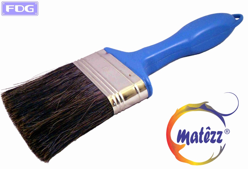 Pinceleta Nº 40 Cerda Gris - Mgo. Plastico &quot;Matezz&quot;