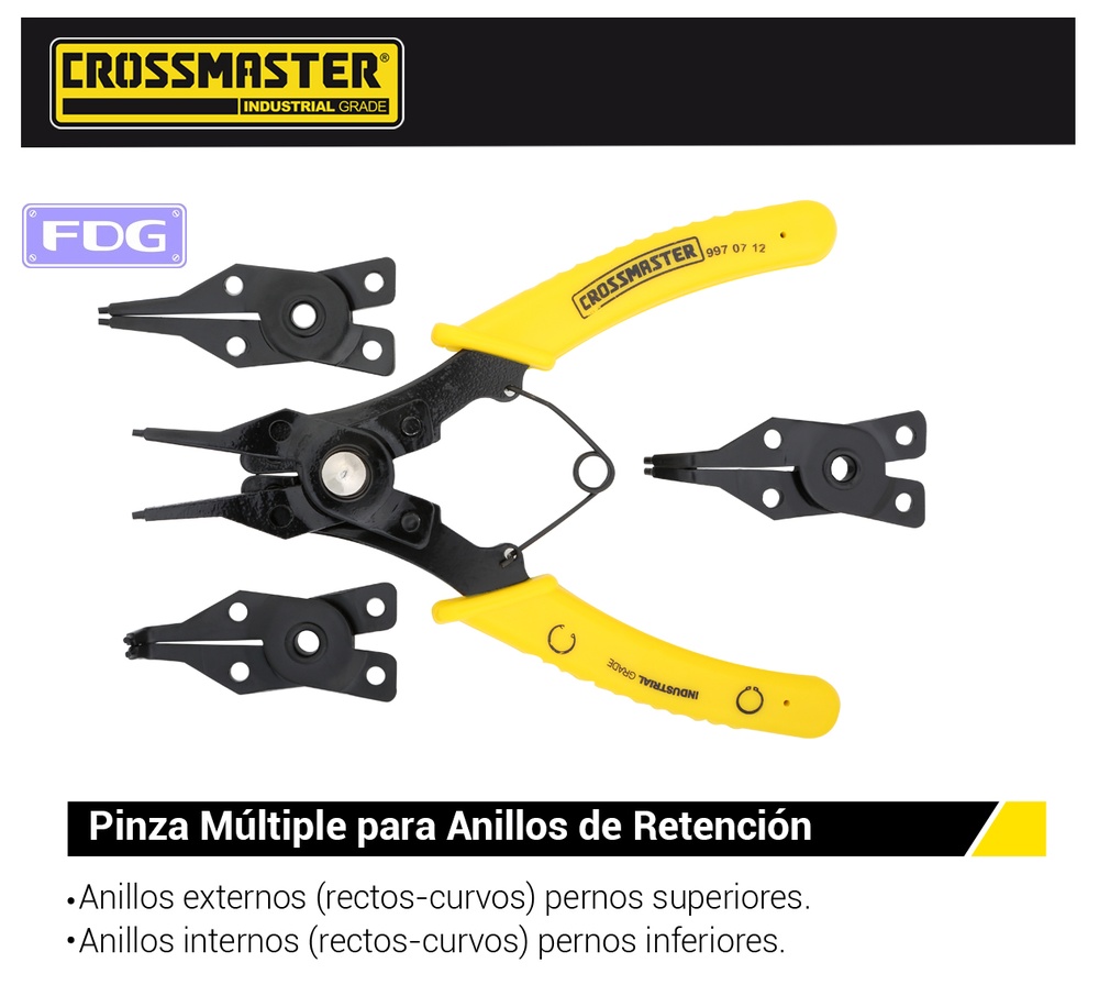 PINZA MULTIPLE CROSS - 4 PUNTAS