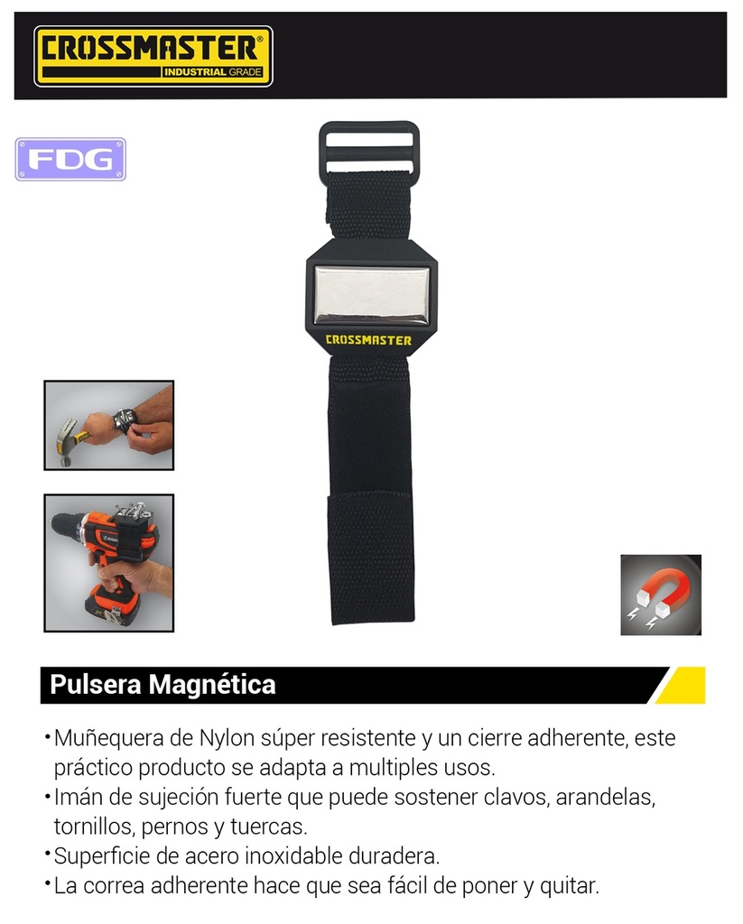 PULSERA MAGNETICA CROSSMATER