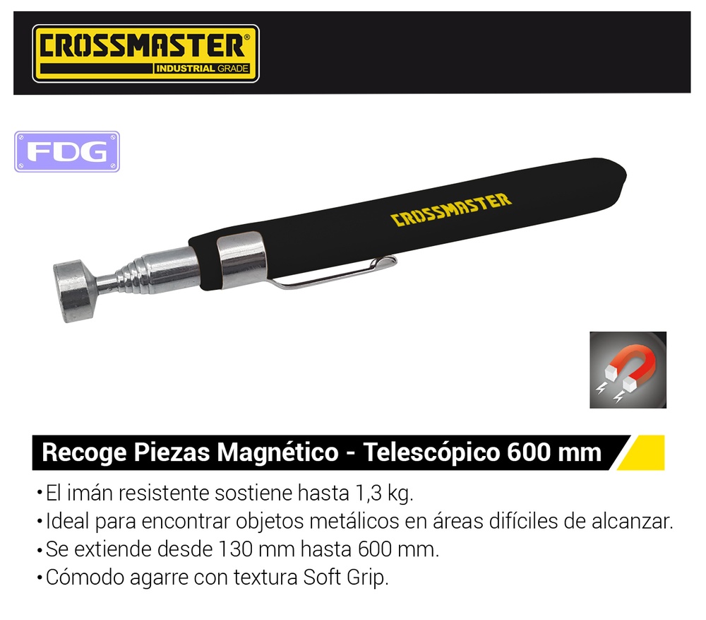 RECOGE PIEZA MAGN. TELESC 130-640mm