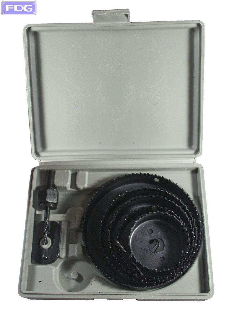 SIERRA COPA PARA MADERA EN CAJA X   8 PIEZAS Med: 2 1/2" a 5"