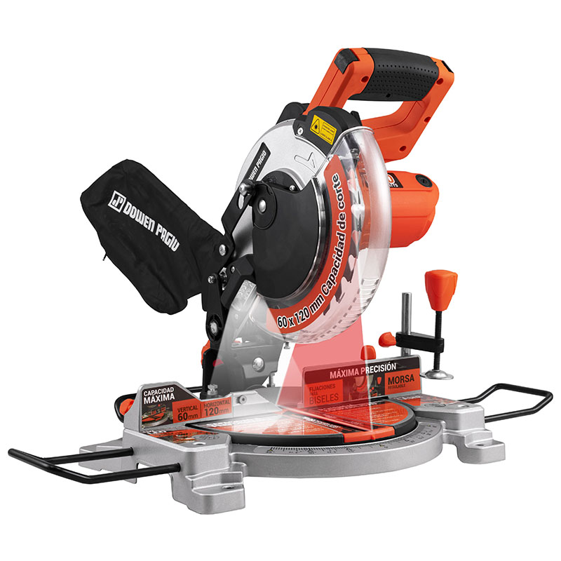 Sierra Ingletadora 210mm 1200W "Dowen Pagio"" *