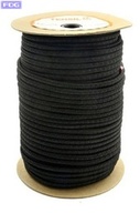 Soga Poliester Elastica con Alma de Goma - Negra - 5 mm (Rollo x 150 m.) &quot;FDG&quot;