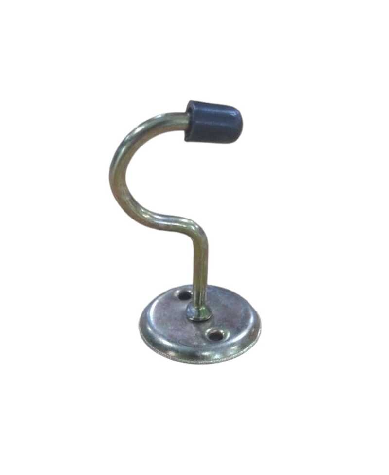 Soporte Percha Simple reforzado c/regaton Dorado