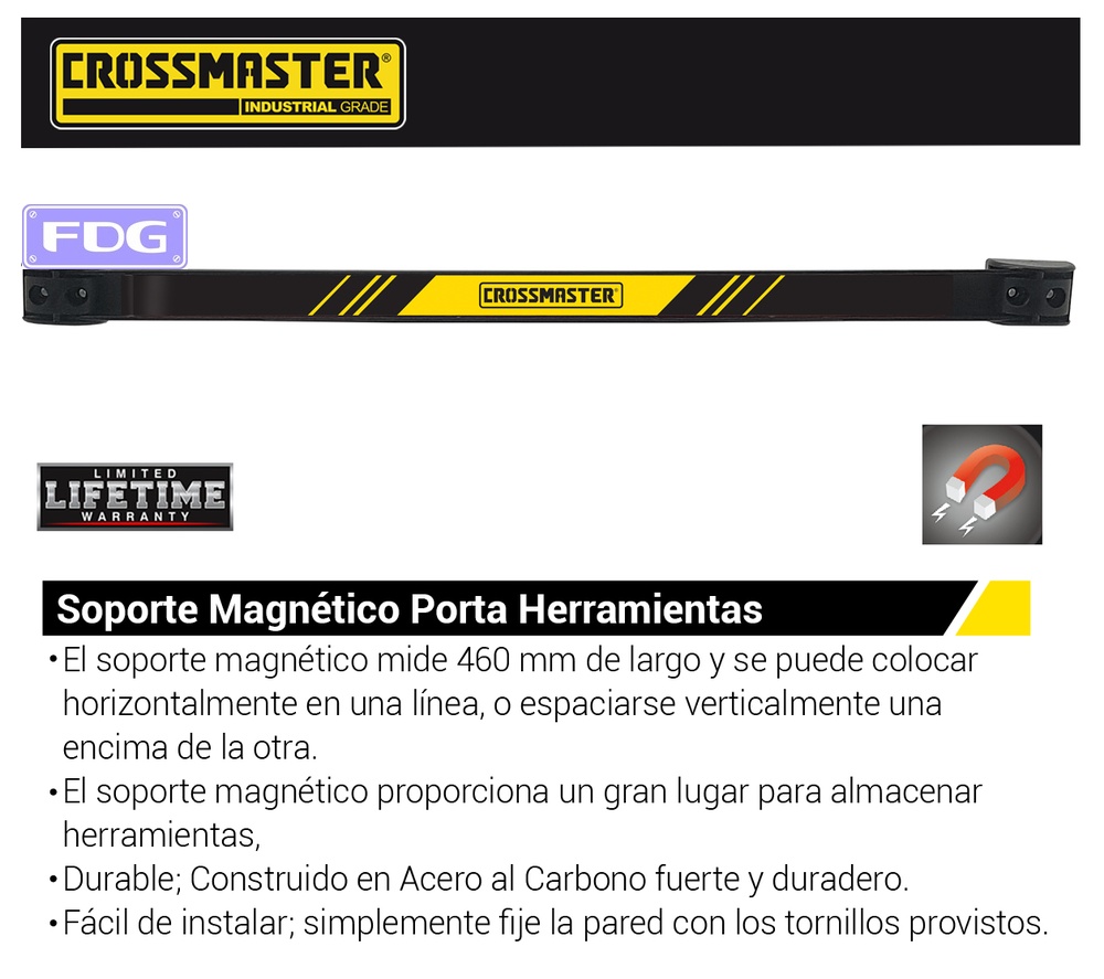 SOPORTE MAGNETICO PORTA HERRAM. 18"