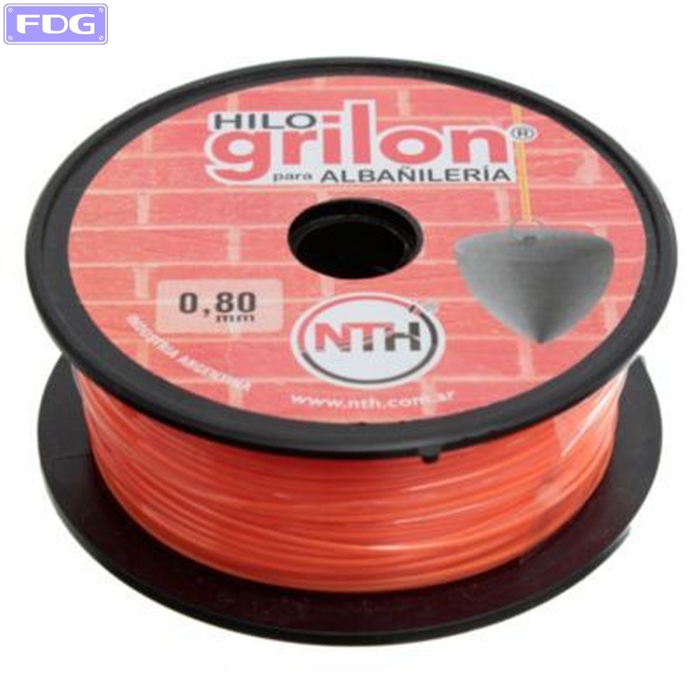 Tanza p/Albañil 0,80 mm x 100 mts "Garden Mower"