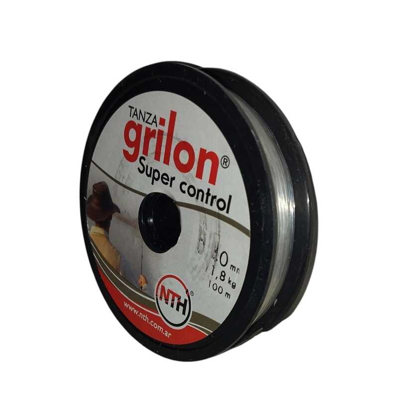 Tanza p/Pesca 0,40 mm. X 100 m. Natural (Caja x 12 u.) &quot;GRILON&quot;