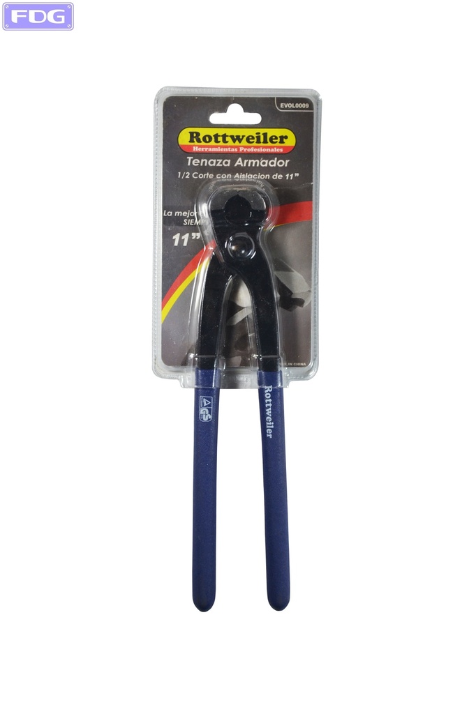 TENAZA ARMADOR DE  9" C/AISLACION 