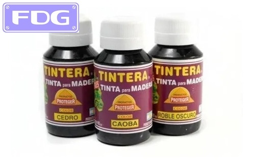 Tinta para Madera &quot;Tintera&quot; Algarrobo Caja x60 Cc.|Cx12