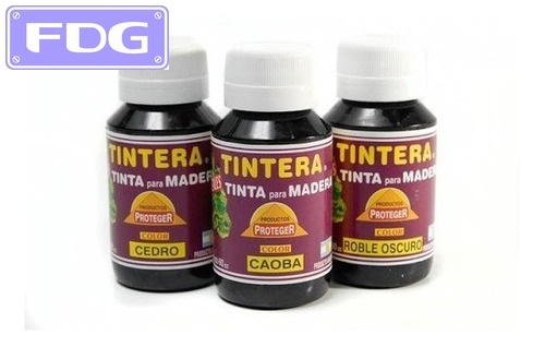 Tinta para Madera &quot;Tintera&quot; Caoba Caja x60 Cc.|Cx12