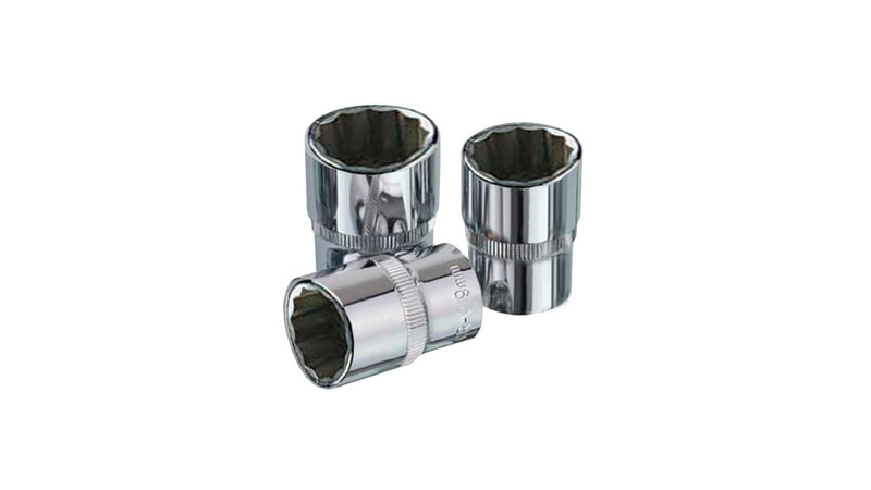 BOCALLAVE ESTRIADA DE 1/2" X 23 MM - CROMO VANADIO