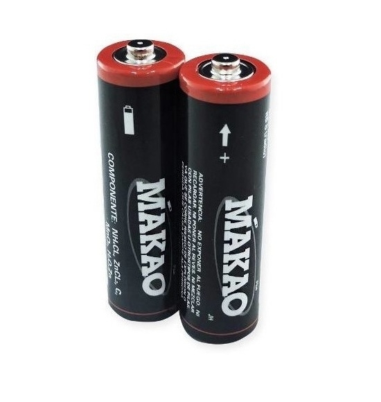 Pila AA x 2 Un. ($ x 2 Un) - Caja x 25 Pares &quot;Makao&quot;