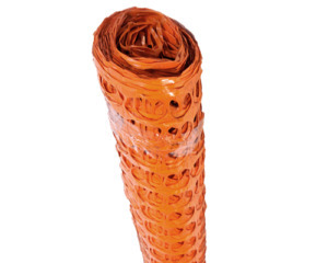 Malla Plastica de Seguridad Naranja Liviana - 44 g x m2 - 1 x 40 mts Aprox (se mide estirando/tensando)