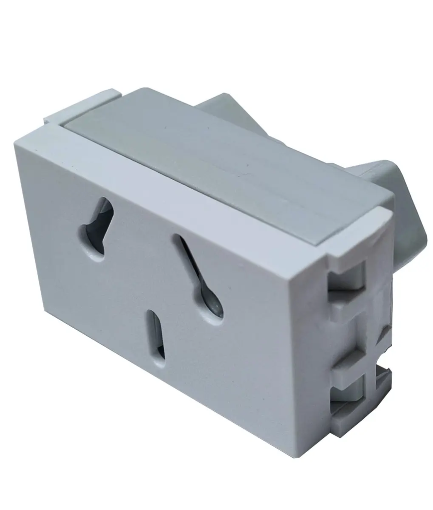 Modulo Tomacorriente BiNorma Blanco &quot;TAAD&quot;