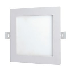 Plafon Embutido LED Blanco Cuadrado 12 W - Frio &quot;Etheos&quot;