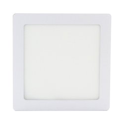 Plafon LED Blanco Cuadrado 12 W - Frio &quot;Etheos&quot;