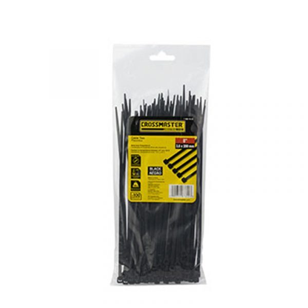 PRECINTO NYLON NEGRO 7,2x450mm CROSS