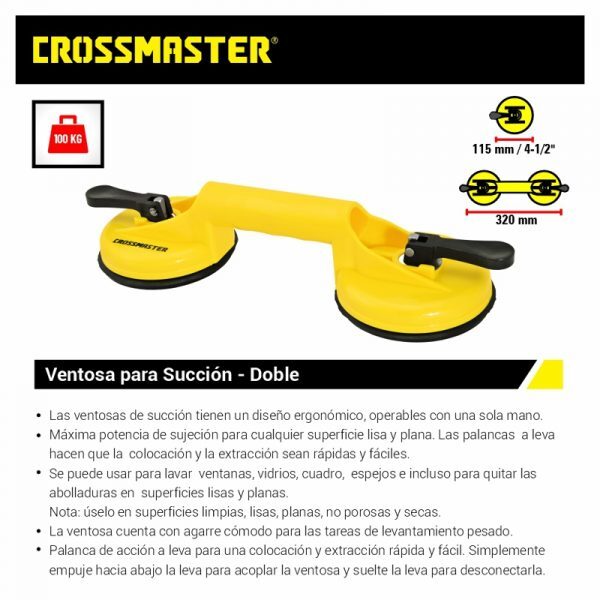 VENTOSA DOBLE CROSSMASTER