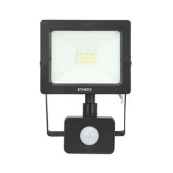 Reflector LED 10 W con sensor de movimiento - fria "Etheos"