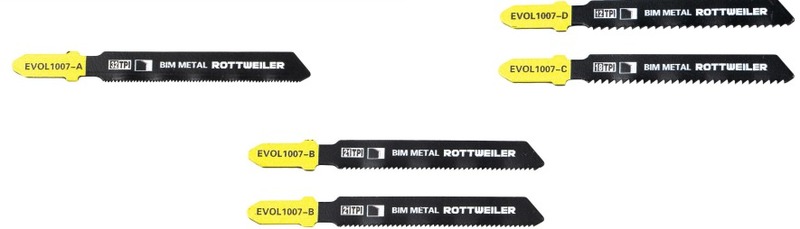 HOJA DE SIERRA PARA CALADORA BIMETALICA 75 MM X 8 DIENTES | $ Bl x 5 PZS