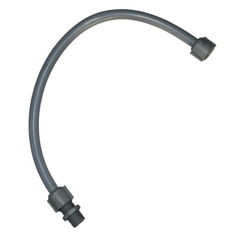 Flexible Regulable PVC GRIS 1/2" x 50 cm