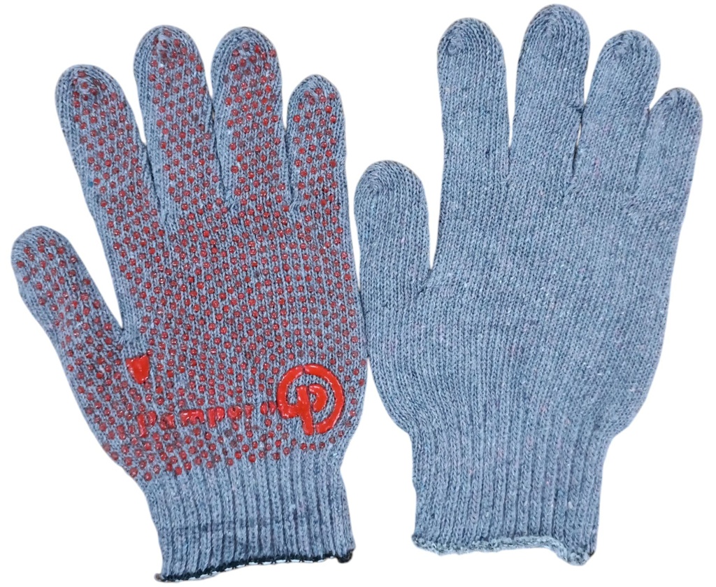 Guante Moteado Algodon semi-pesado (pac x 10 pares) | Bolsa x 100 pares  "Pampero"