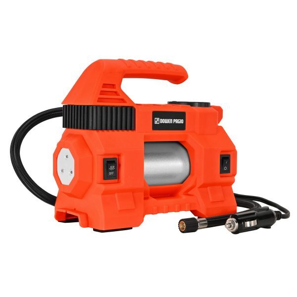 Compresor de Aire p/Auto 12V - 180W - 145PSI "Dowen Pagio" *