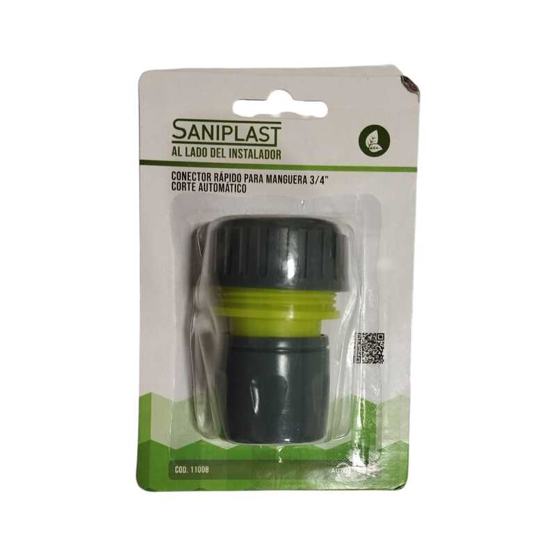 Conector Rapido Stop 3/4" "Saniplast"