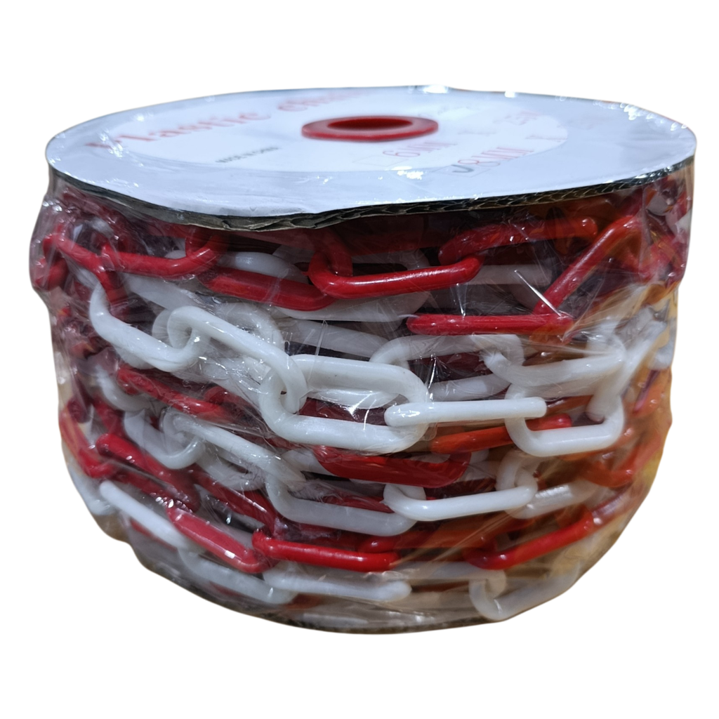 Cadena plastica eslabon 8 mm Rollo x 25 m
