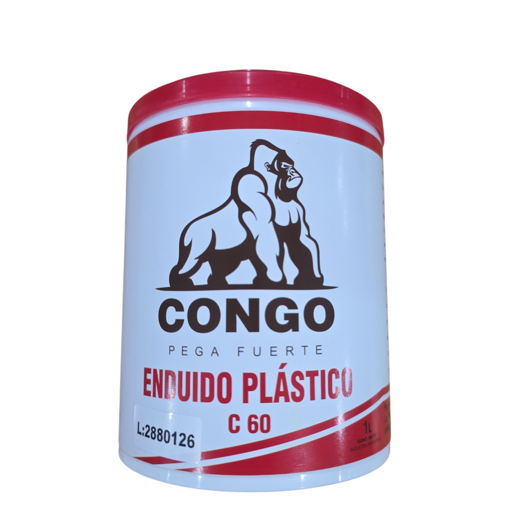 Enduido plastico interior-exterior C60 1 Lt "Congo"